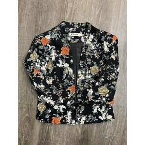 KIYO Floral Blazer